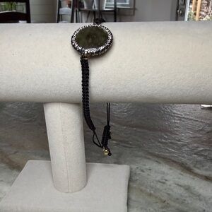 Sophisticated Black and Green Bracelet